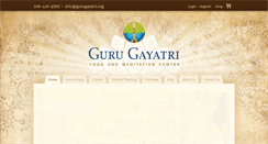 Desktop Screenshot of gurugayatri.org